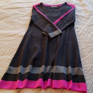 Knit Tricolor Dress